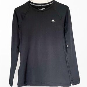 Under Armour ColdGear Fitted Long Sleeve Crew Black Men’s Medium